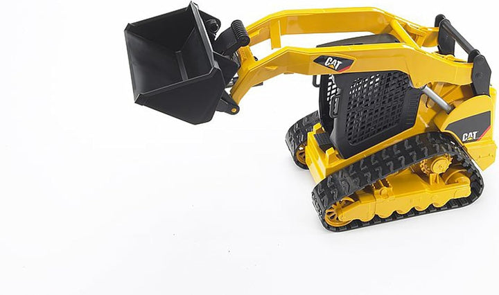 bruder 02136 - Cat Kompaktkettenlader inklusive Frontadapter - 1:16 Baufahrzeug, Baustelle, Lader, S