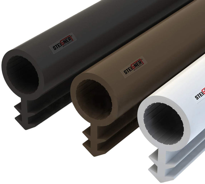 STEIGNER Türdichtung SCHLAUCHDICHTUNG Türgummi 15m 8mm STD03 SCHWARZ - Gummidichtung Profildichtung