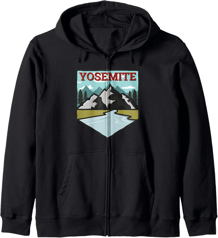 Vintage camping Yosemite souvenir Kapuzenjacke