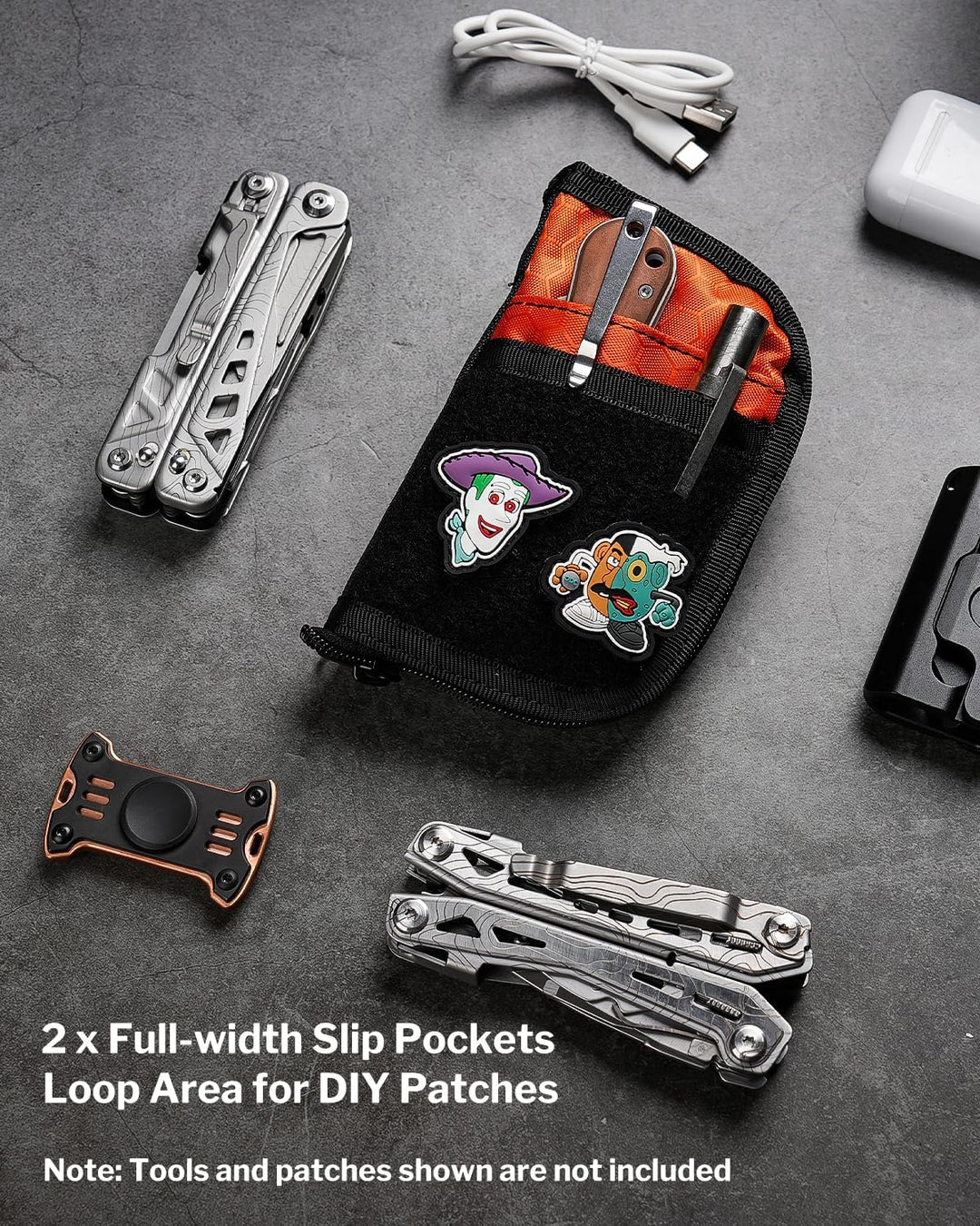 VIPERADE VE10 EDC Multitool Pouch Organizer Multifonction Durable Nylon Tool Pocket Pouch Tools Sche
