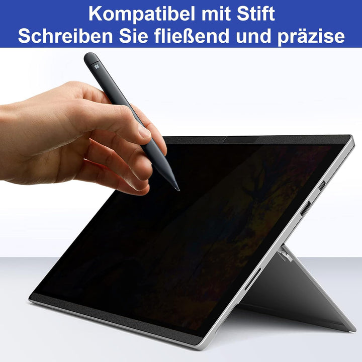 IPROKKO Magnetischer Blickschutzfilter für Microsoft Surface Pro 7 Plus/7/6/5/4/3-12,3 Zoll, Abnehmb
