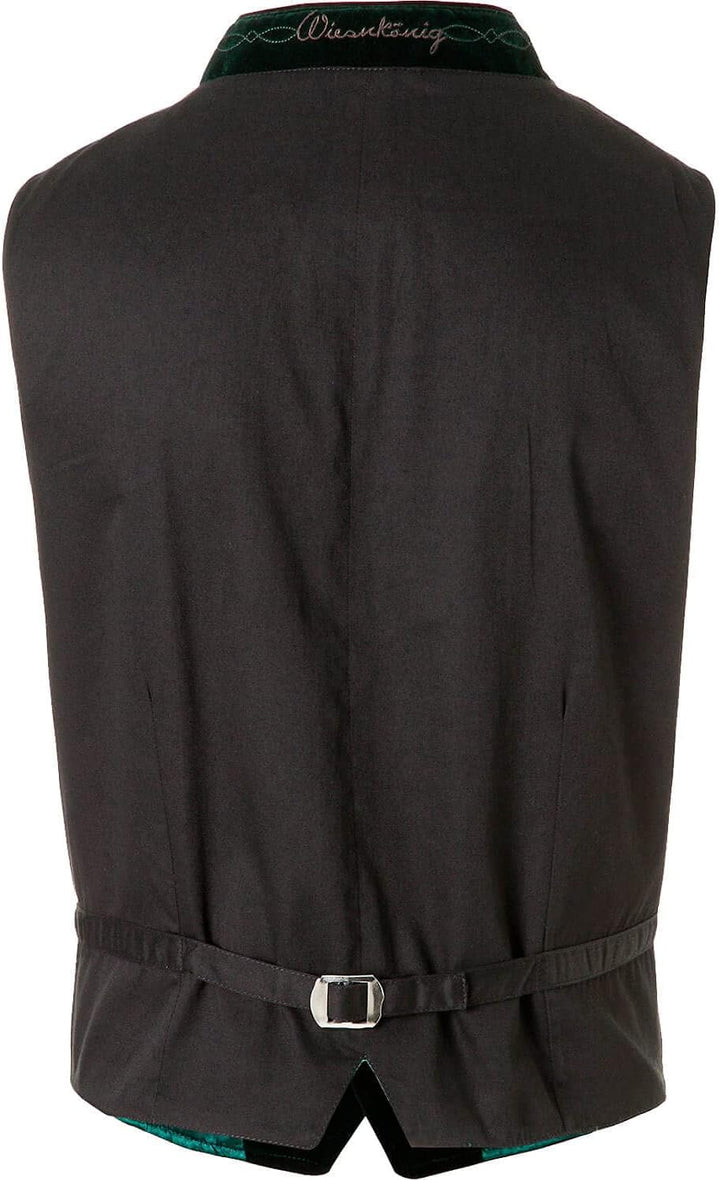 Wiesnkönig Herren Samtweste Moritz Premium Trachten Weste | Model Herren Samtweste Moritz Rot Versch