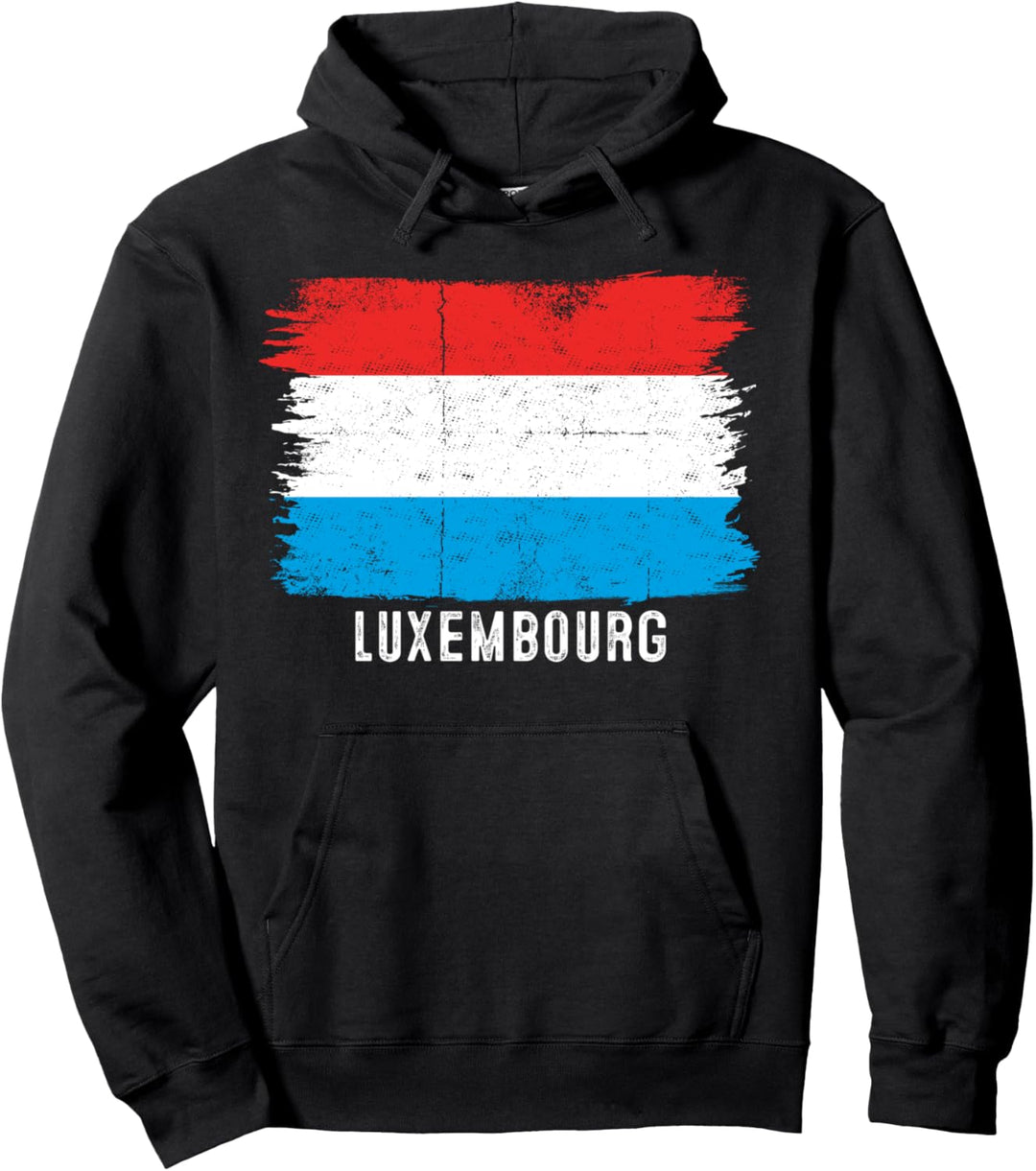 Vintage Luxemburg Flagge | Luxemburger stolz auf meine Wurzeln Pullover Hoodie
