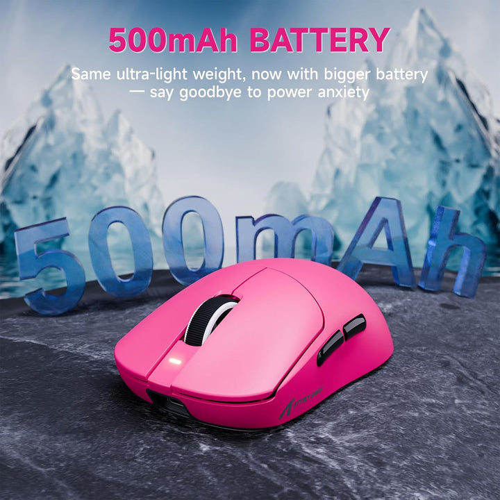 ATTACK SHARK X8 Serie Kabellose Gaming-Maus, 55–65 g Superleicht, PixArt PAW3395/3950 Sensor, BT/2.4