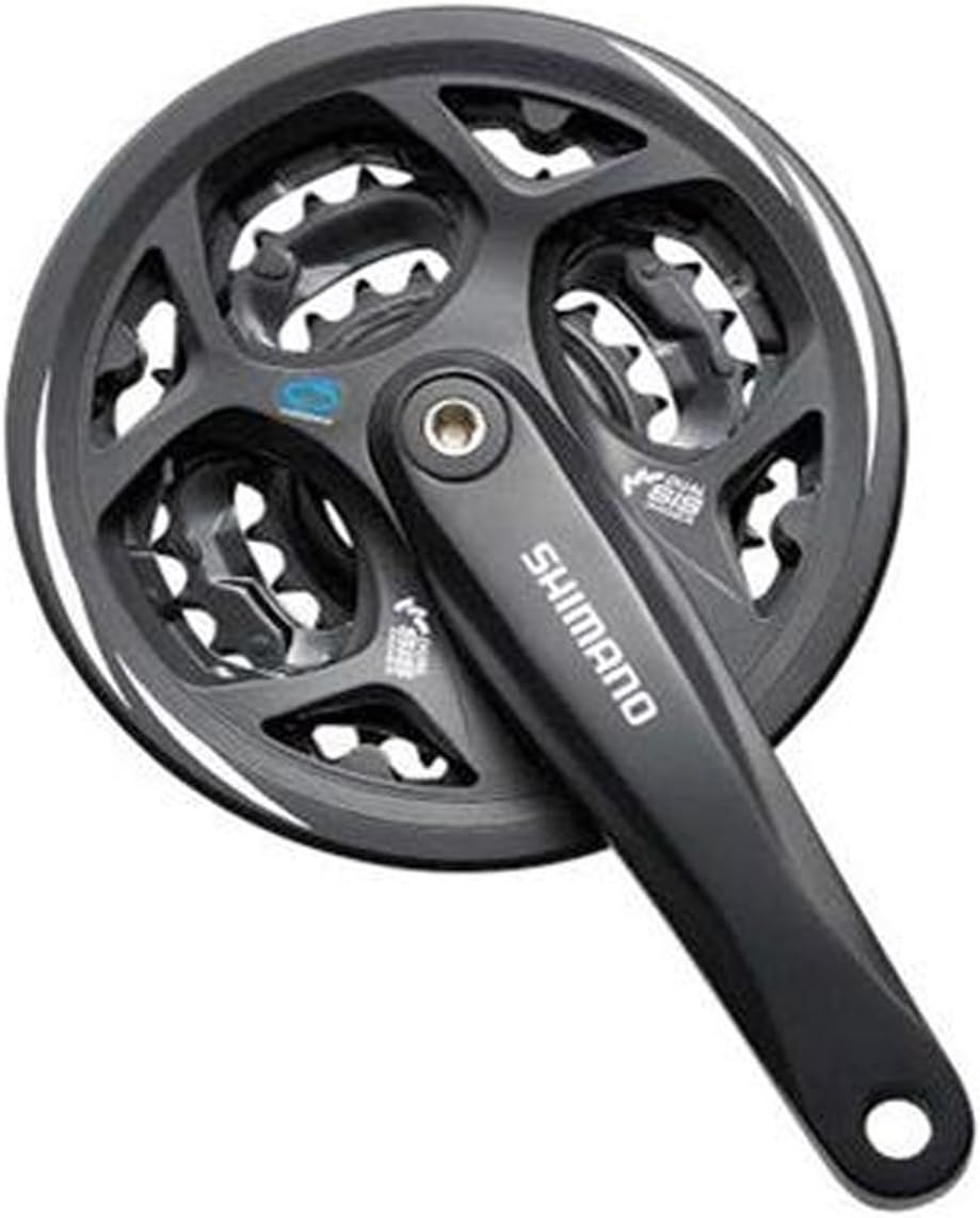 SHIMANO Altus FC-M311 3x7/8 Crankset Schwarz - Schwarz Einheitsgrösse, Schwarz - Schwarz Einheitsgrö