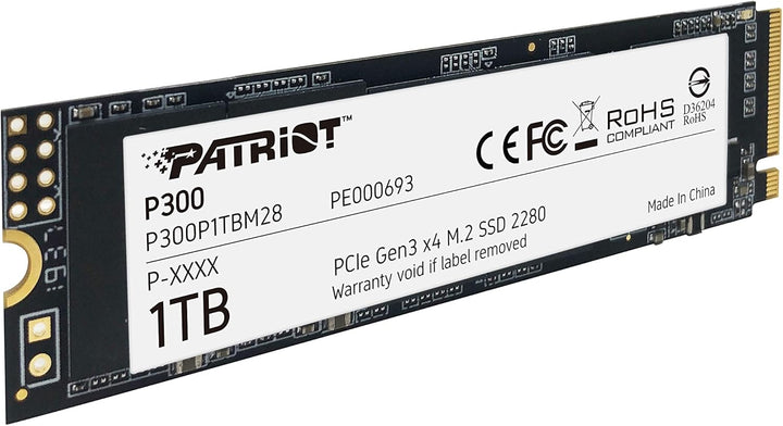 Patriot P300 M.2 PCIe Gen 3x4 1 TB SSD