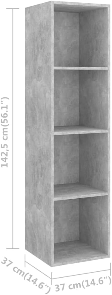 vidaXL TV Wandschrank Hängeschrank TV Möbel Schrank Fernsehtisch Fernsehschrank HiFi-Schrank mit 4 F