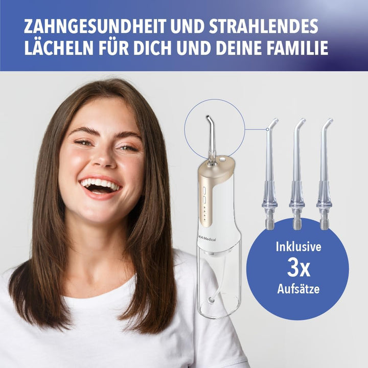 Munddusche FC5200, kabellose &amp; elektrische Zahnpflege für saubere Zahnzwischenräume, Water flosser,
