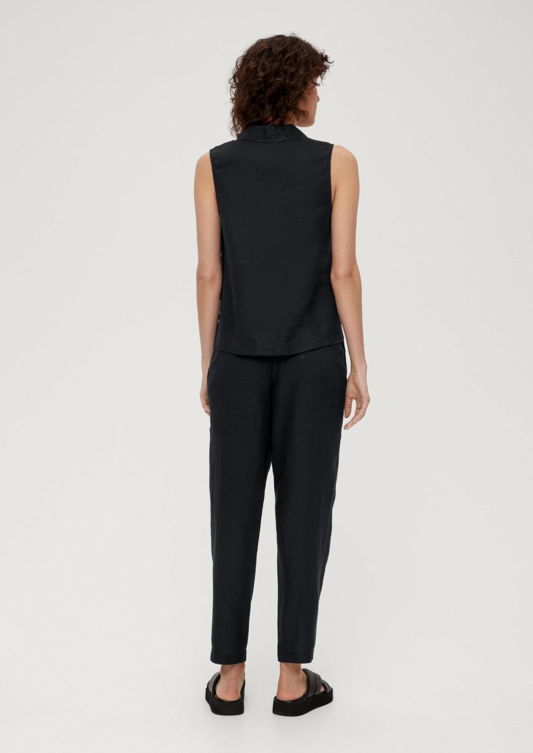 s.Oliver Damen 2131840 Bluse ärmellos 34 Schwarz 9999, 34 Schwarz 9999