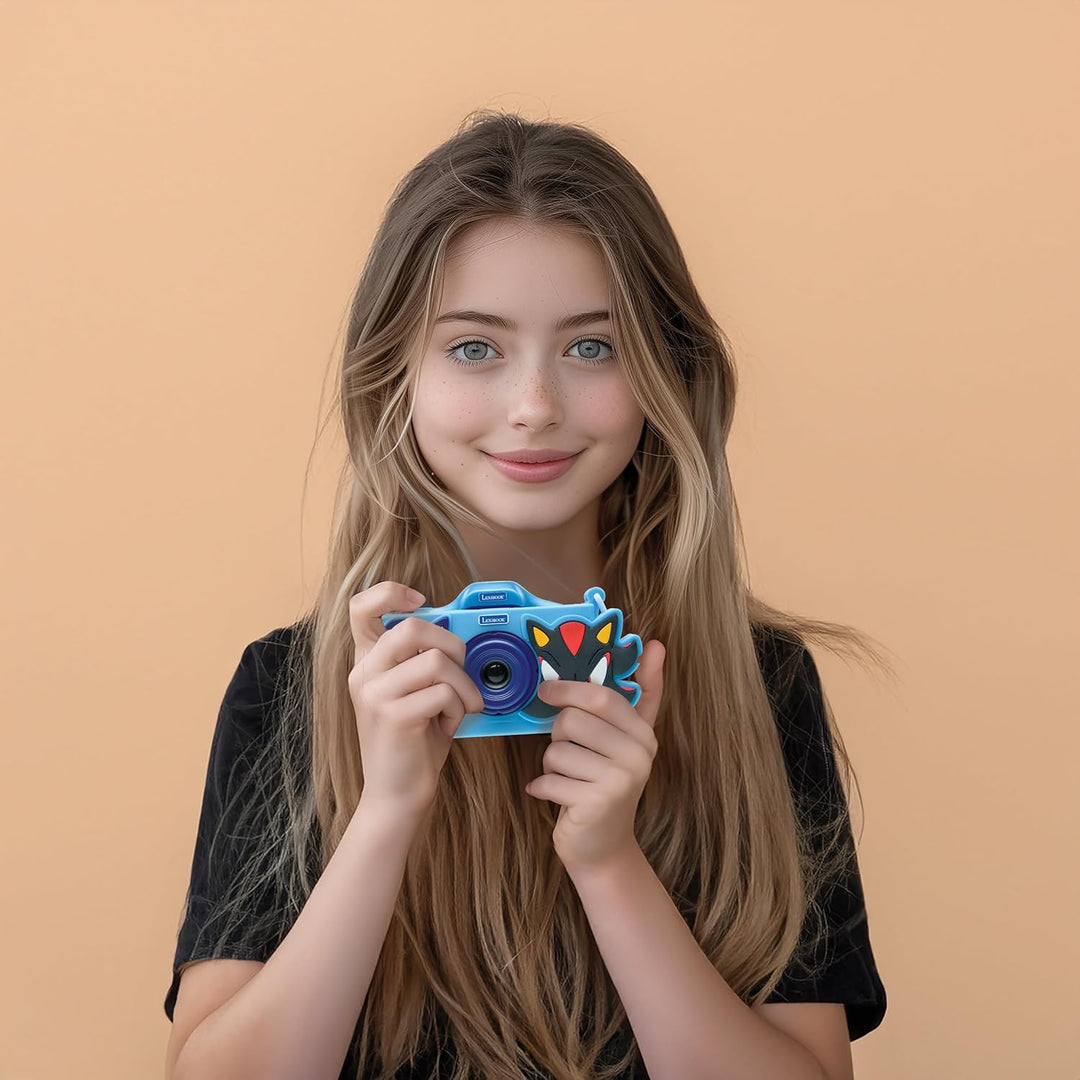 Lexibook, Sonic The Hedgehog, 4-in-1 Kinderkamera mit Schutz, Foto-, Video-, MP3- und Spiel-Funktion