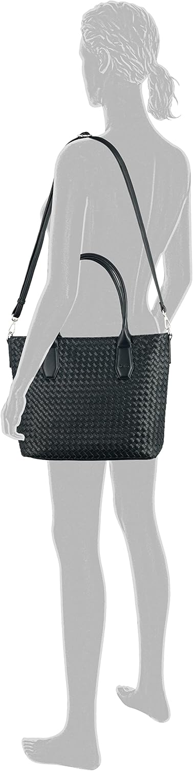 Gabor Emilia Zip Shopper Schwarz 37 x 14 x 27, Schwarz 37 x 14 x 27