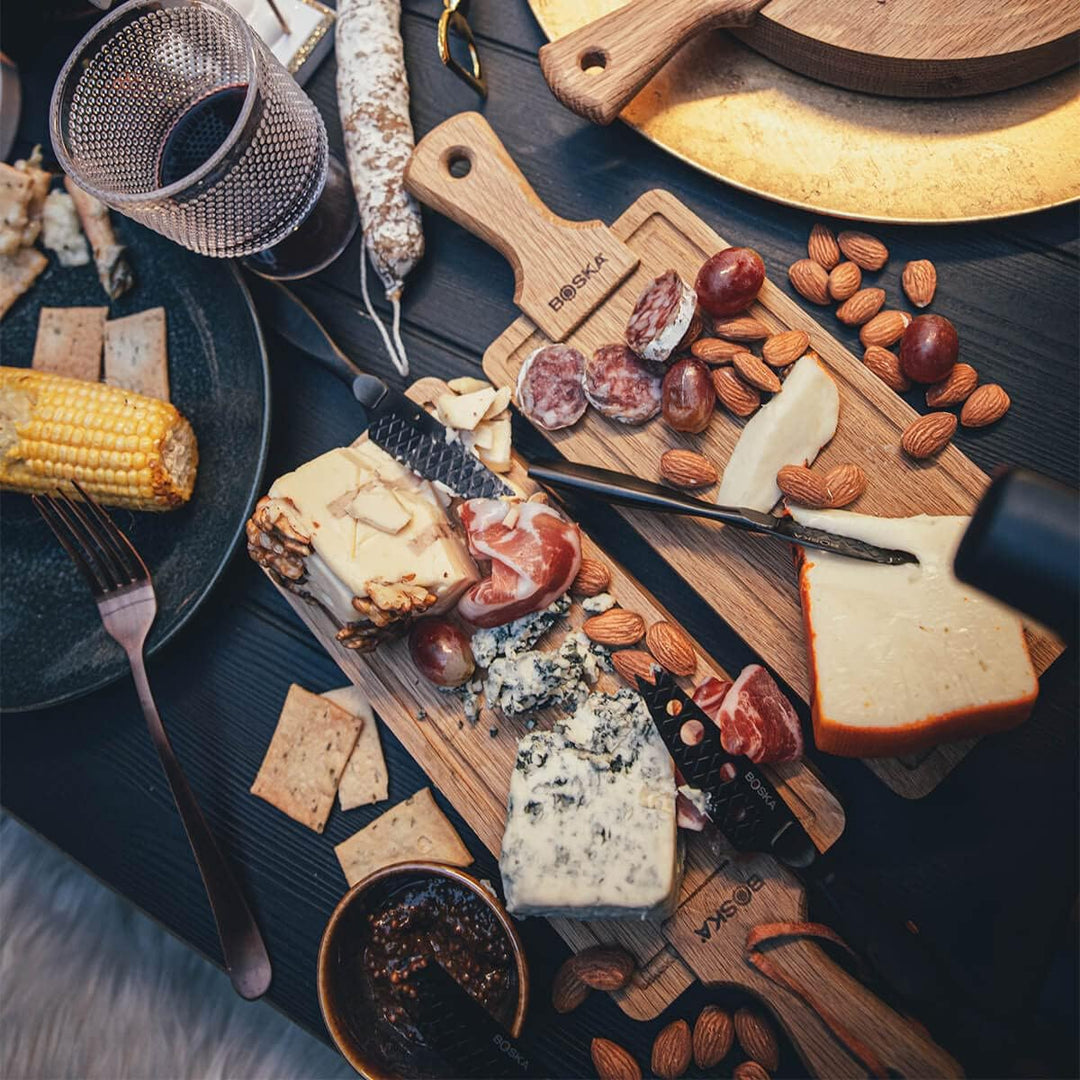 Boska Servierbrett Friends S/geschmackvolles Design / 22 cm/Holz/Braun / 300 x 100 x 20 mm Klein, Kl