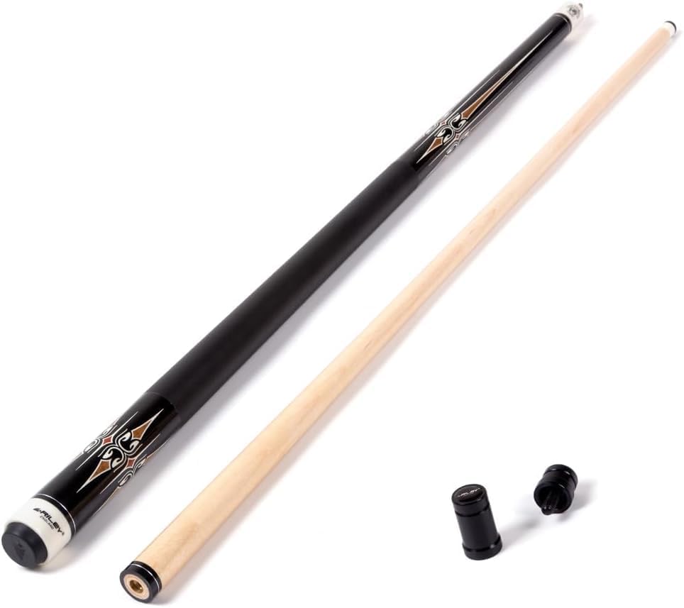 Riley Centurion American Billardqueue mit Kunstledergriff, 147 cm, 13 mm Spitze (P4C) P5C mit Koffer