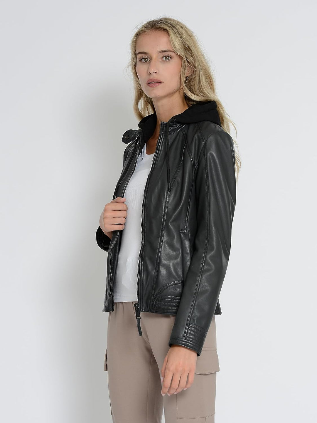 MUSTANG Damen Lederjacke 31022243 S anthra, S anthra