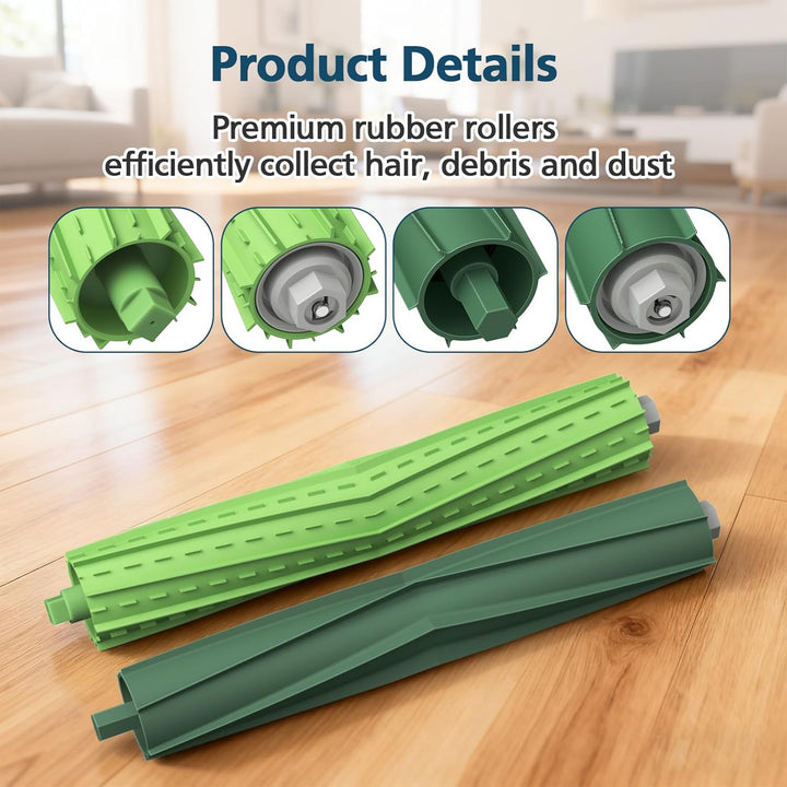 4 Set Rollen Bürste für iRobot Roomba E/I/J Series e5 e6 e7 i1 i1+ i2 i3 i3+ i4 i4+ i6 i6+i7 i7+ i8
