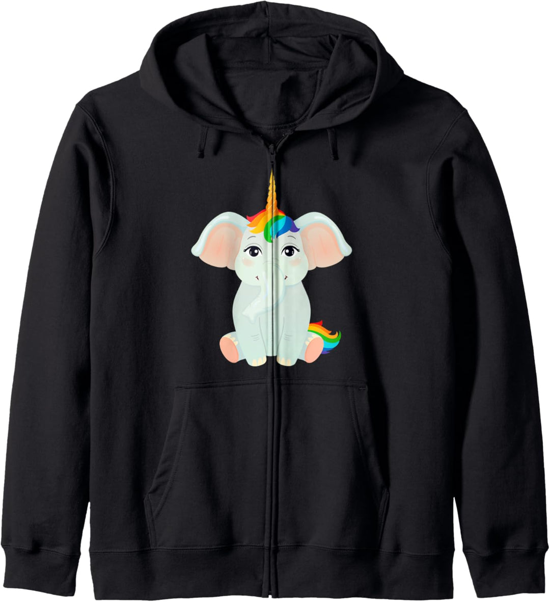 Elefant Einhorn Unicorn Design Kapuzenjacke