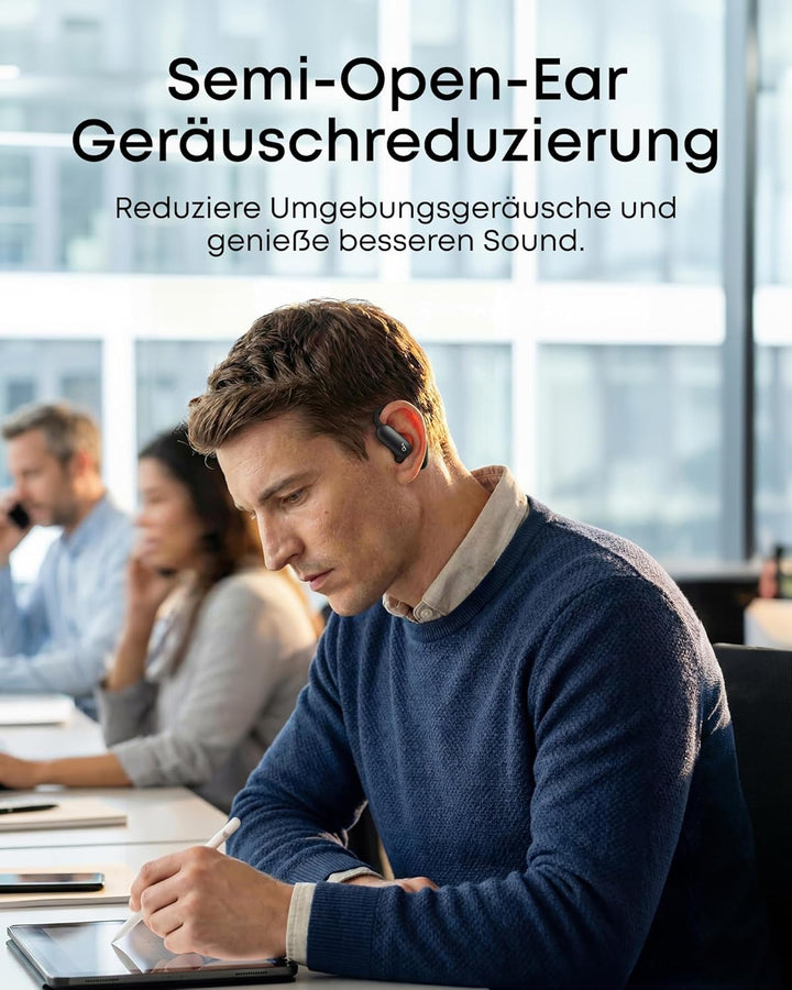 soundcore AeroFit 2 Pro by Anker, erste Kopfhörer mit 2 Tragemodi, 2-in-1 Open-Ear Kopfhörer &amp; Semi-