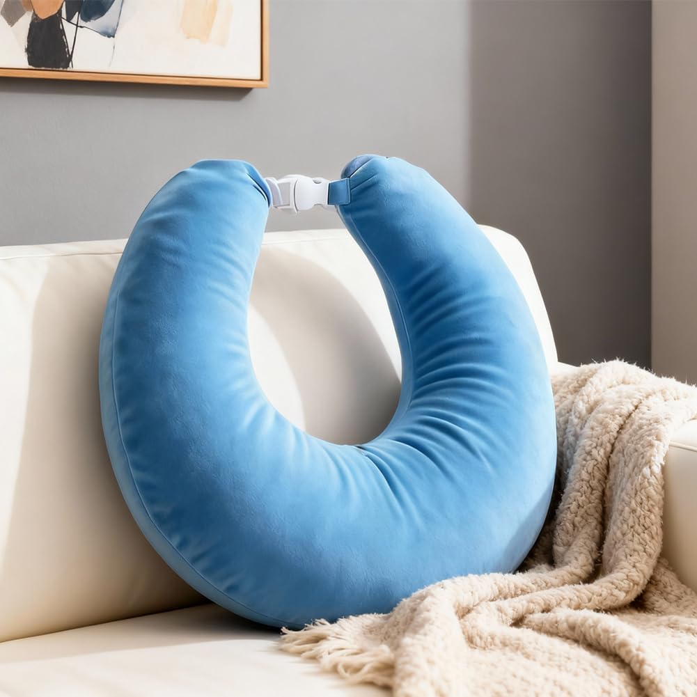 Ergonomisches Kissen, Multifunktion Armstütze, Waschbarer Bezug, U-förmige Beckenkissen, Armstützkis
