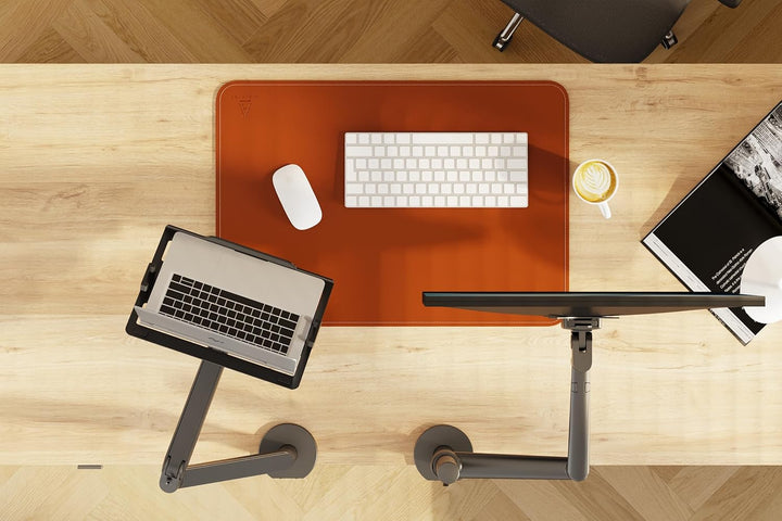 Alberenz® Laptophalterung mit Gasfeder, verstellbare Laptop Halterung für 17" Laptops, Notebook Abla