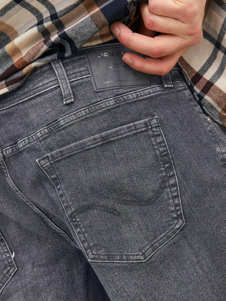 JACK &amp; JONES Male Tapered Fit Jeans Plus Size JJIMIKE JJORIGINAL SQ 270 NOOS PLS Tapered Fit Jeans 4