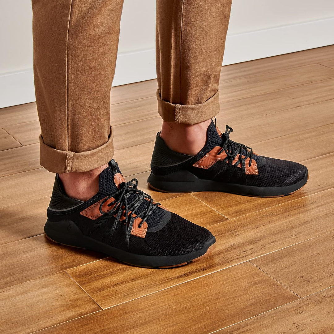 OluKai Herren Mio Li Sneaker 41 EU Lava Rock Lava Rock, 41 EU Lava Rock Lava Rock