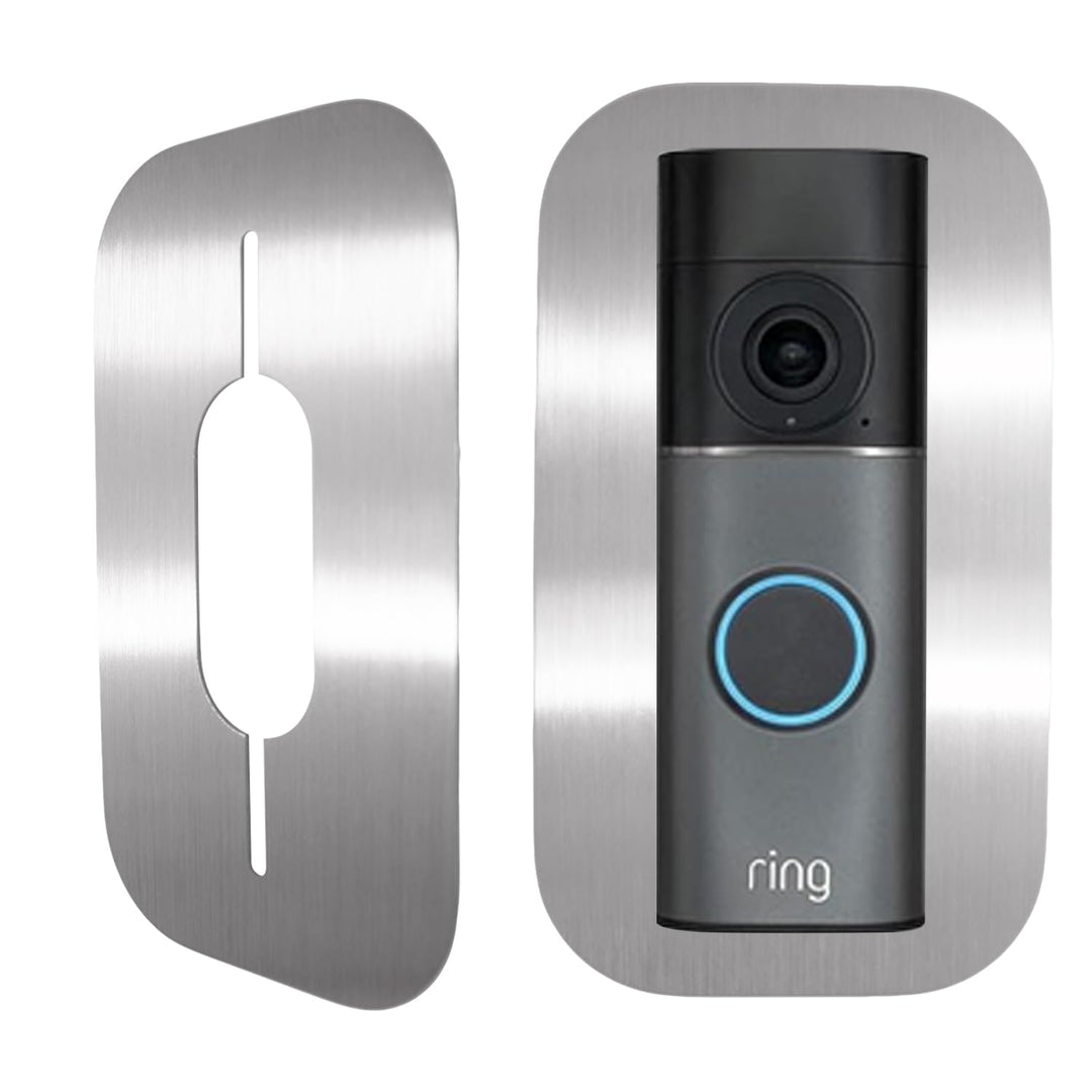 Edelstahl Blende für Ring Videotürklingel/Video Doorbell Wired Plus Kabel & Pro Kabel, Türklingel Ha