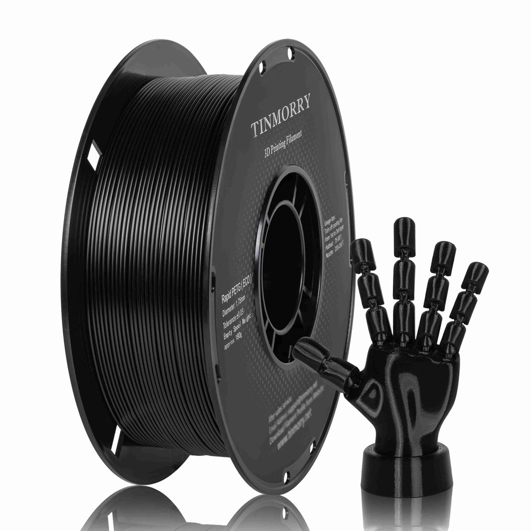 10 Rollen PETG-Eco Filament 1.75mm, TINMORRY PETG-Eco 3D-Druck Filament für FDM 3D-Drucker, 10 KG, S