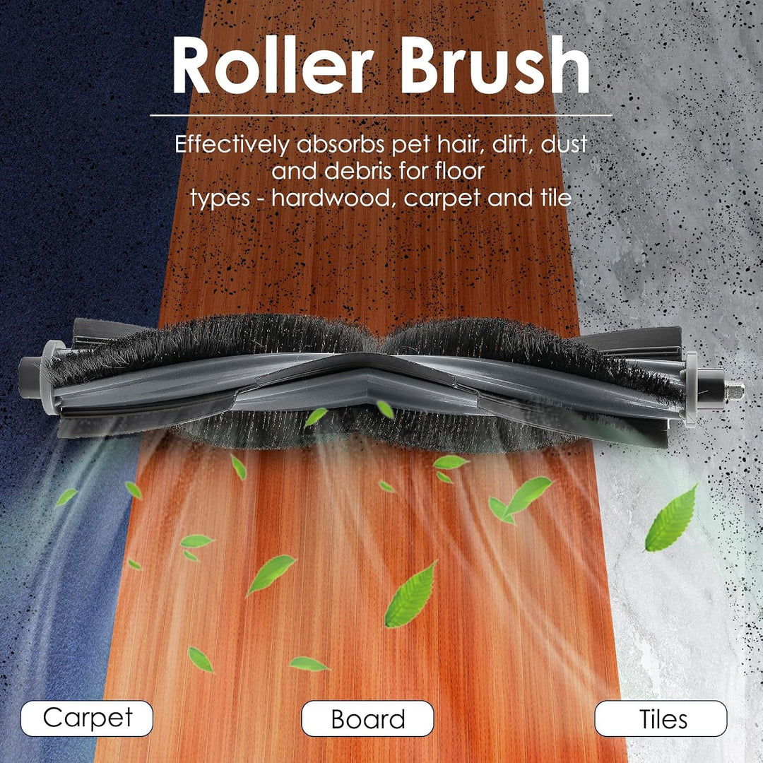 (2 Stück) X2 Omni Rollenbürsten kompatibel mit ECOVACS DEEBOT X2 Omni / X2 Pro / X2 Roboterstaubsaug
