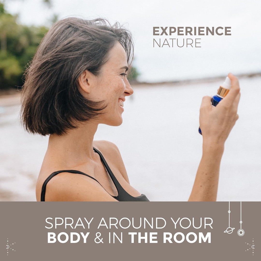 BALIPURA - "Grounding Reinigendes, Heilendes Aura Spray - Natürlich Angereicherte Aura - Kristalle U