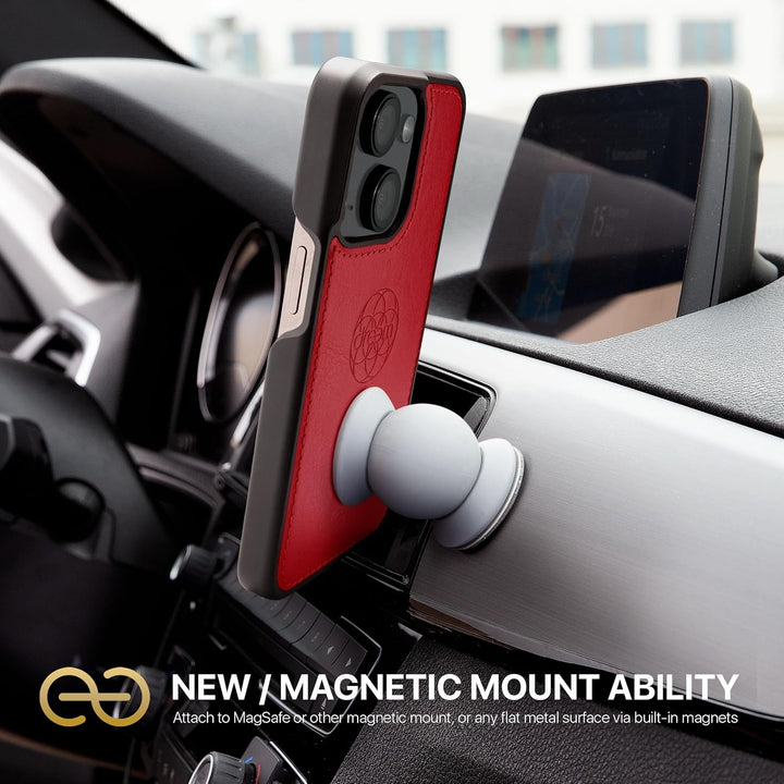 Dreem Fibonacci iPhone 14 Plus Brieftaschen-Etui / 2-in-1 stossfestes Etui und abnehmbares Folio aus