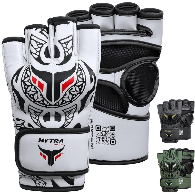 MMA Handschuhe Männer und Frauen — Atmungsaktives Offenes Handflächendesign Grappling & MMA Sparring