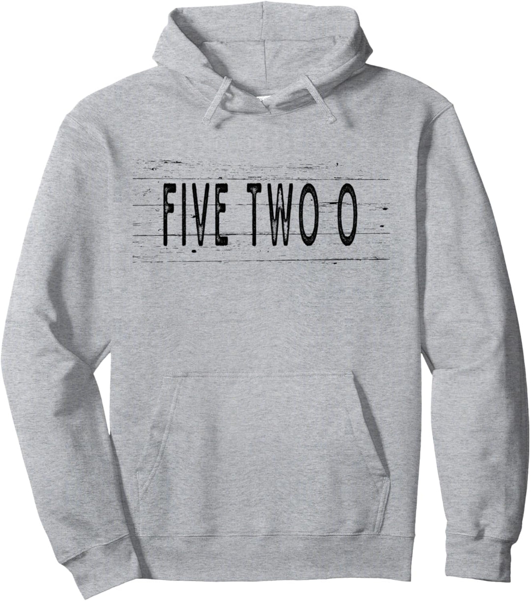 520 Vorwahl Fünf zwei O Holzkorn Pullover Hoodie
