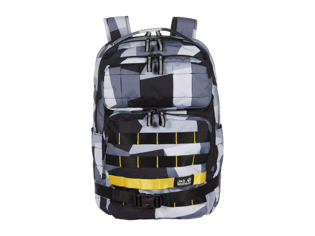 Jack Wolfskin Unisex Jugend Trt School Freizeittasche, Grey geo Block, One Size