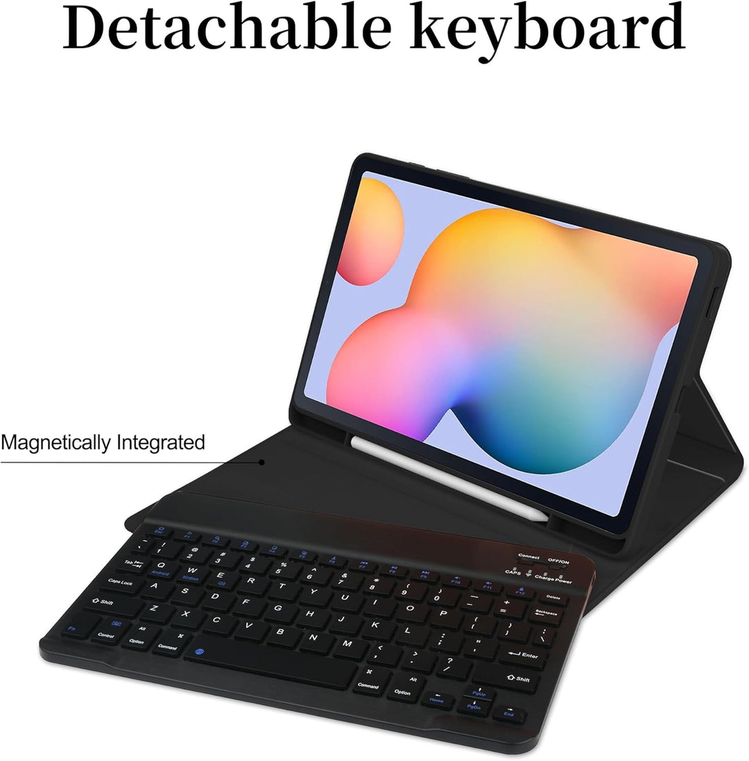 kaidisen Tastaturhülle mit Hintergrundbeleuchtung für Galaxy Tab S10 Lite/S10 FE/S9 FE 11 Zoll, Tab