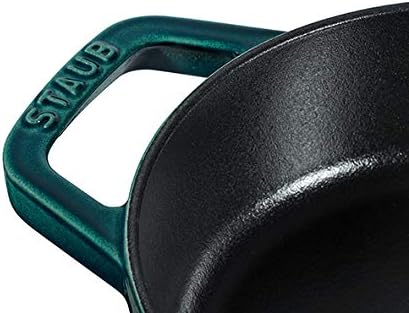 STAUB BORD OVAAL 32 CM MET DEKSEL APPELBLAUWZEEGROEN 'LA MER' NEW CLASSIC 11223337