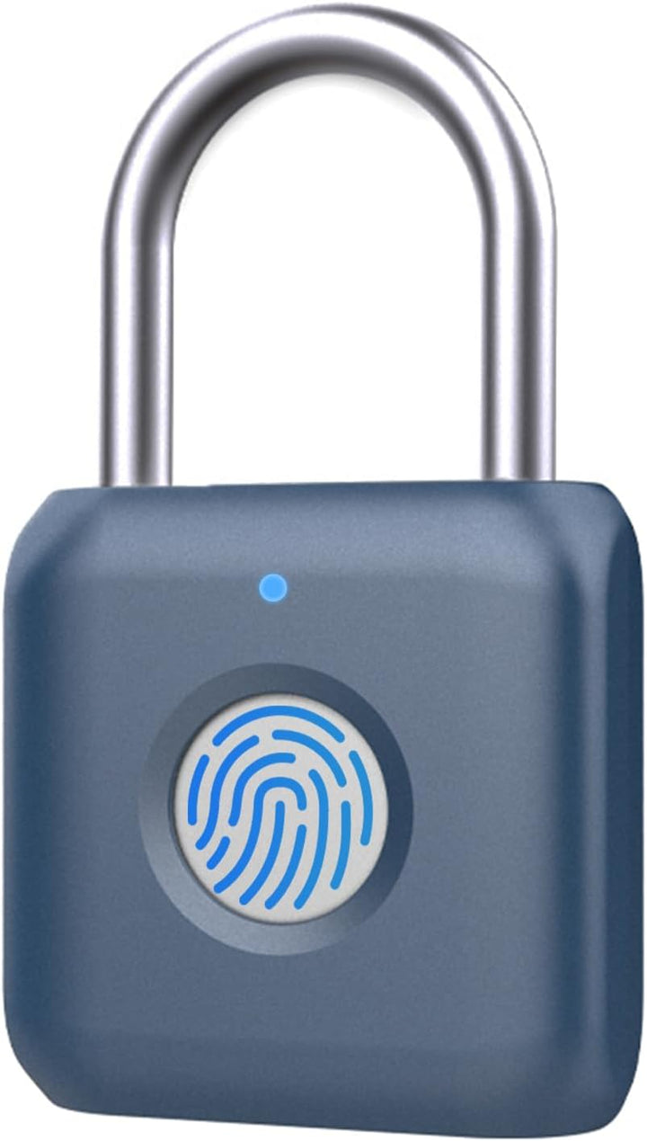 Schloss mit Fingerabdruck, Eseesmart Fingerabdruck Vorhängeschloss, Spind Schloss, USB-Aufladung Bio
