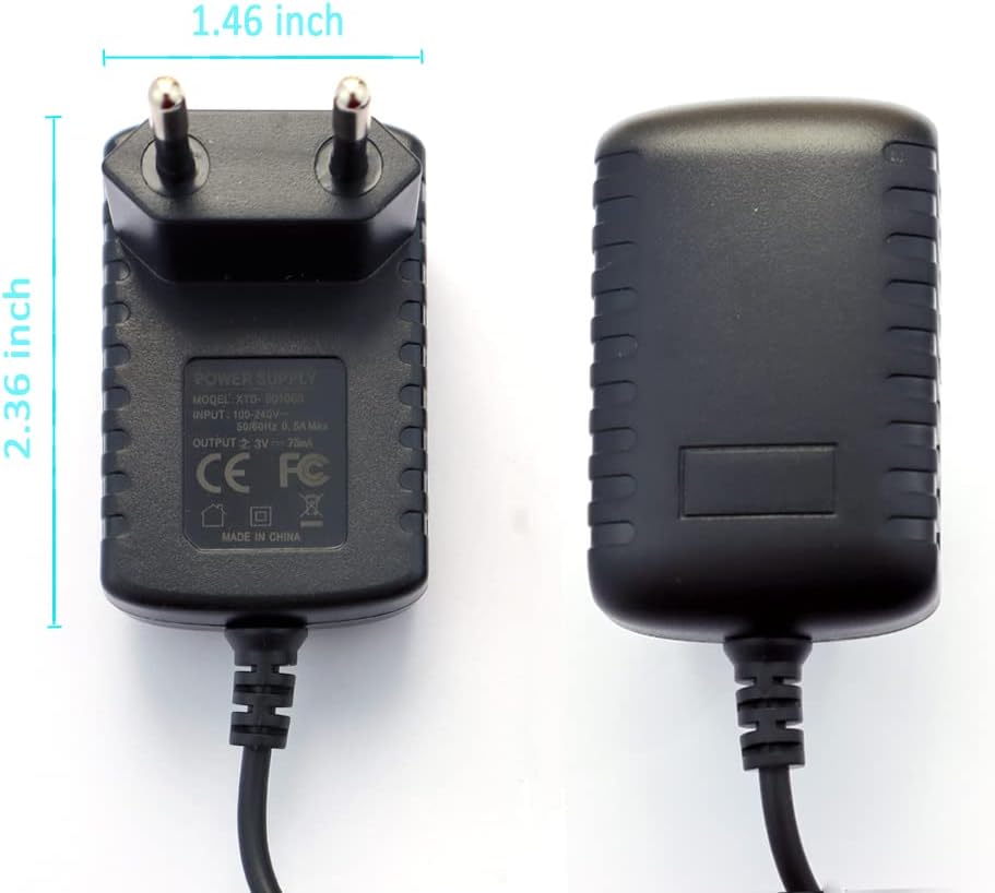 ENJOY-UNIQUE 2.3V Ladegerät Netzteiladapter kabel kompatibel mit Braun Barttrimmer Rasierer MGK3020