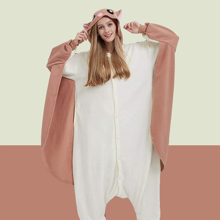 Hstyle Onesie Jumpsuit Tier Ganzkörper Karneval kostüm Fasching Cosplay Persönlichkeiten Tierkostüm