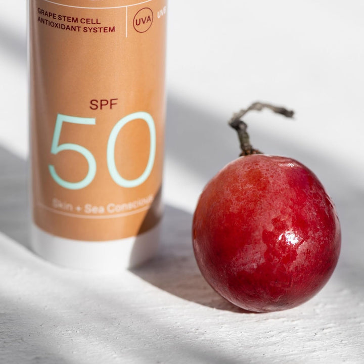 KORRES RED GRAPE Sonnencreme fürs Gesicht, LSF 50, dermatologisch getestet, mit Anti-Aging Wirkung,