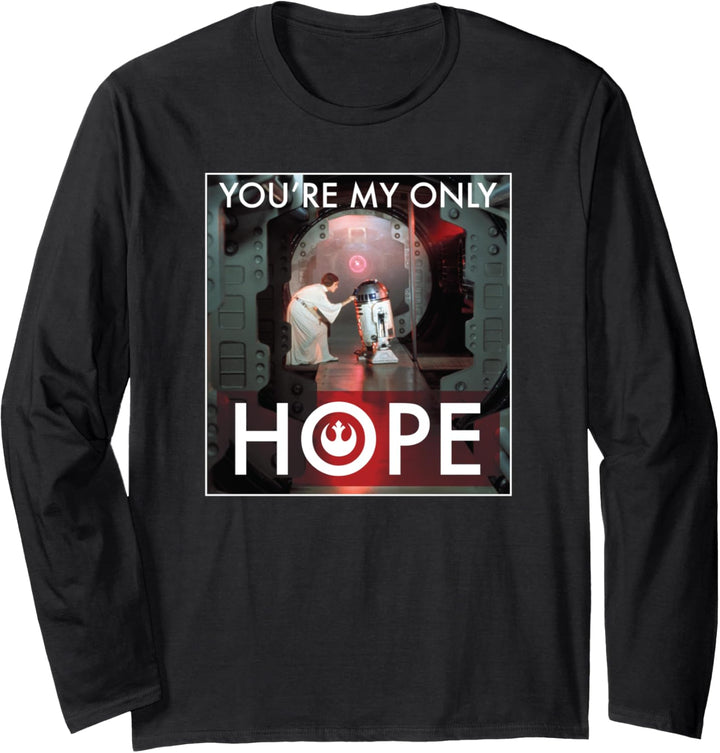 Star Wars Princess Leia You're My Only Hope Langarmshirt