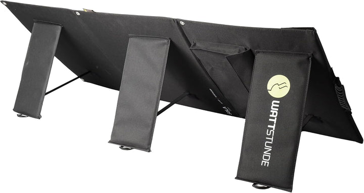 WATTSTUNDE Sunfolder Solartasche - Mobiles 12V Outdoor Solarpanel - faltbares Solarmodul ohne Ladere