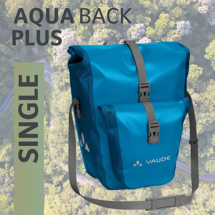 VAUDE Aqua Back Plus Single - Fahrradtasche - 1 Hinterradtasche (25,5L) - wasserdicht - Made in Germ