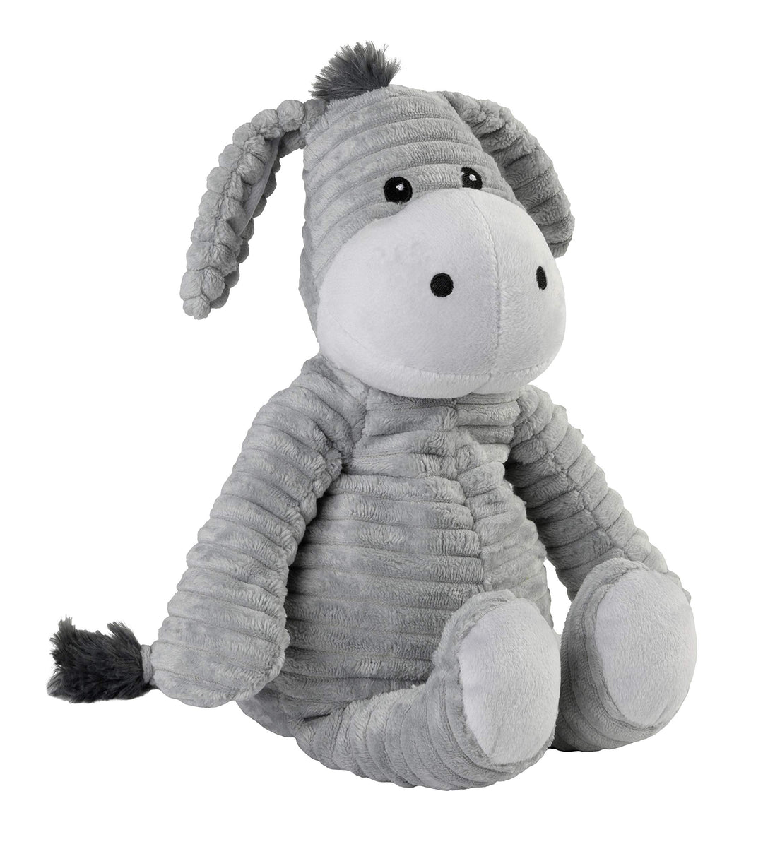 Warmies® Wärmekissen/Stofftier"Pure Esel grau" herausnehmbare Hirse Lavendelfüllung 33cm 550g, Mehrf