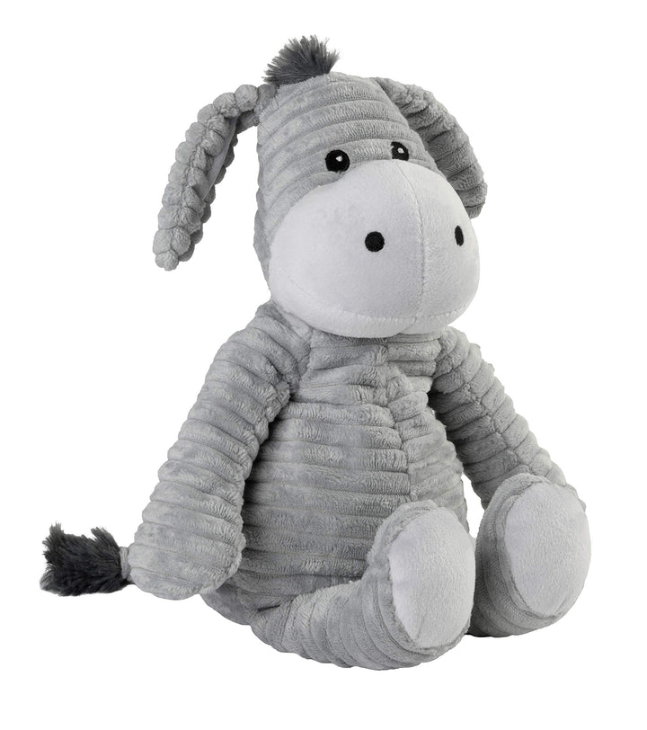 Warmies® Wärmekissen/Stofftier"Pure Esel grau" herausnehmbare Hirse Lavendelfüllung 33cm 550g, Mehrf