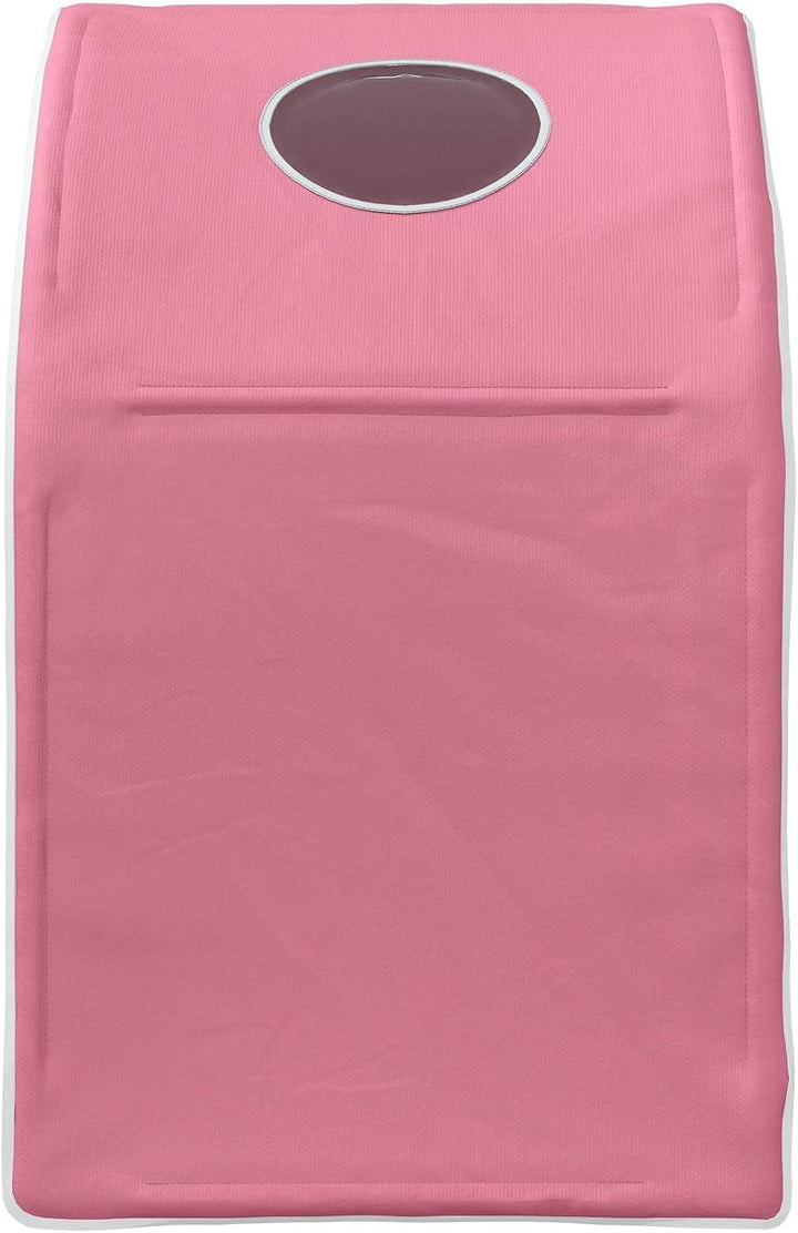 Bettunnel 2 Stück Rosa aus Polyester 211 x 52,5 x 2 cm, zubehör für Schlafzimmerrahmen, rutschfest,