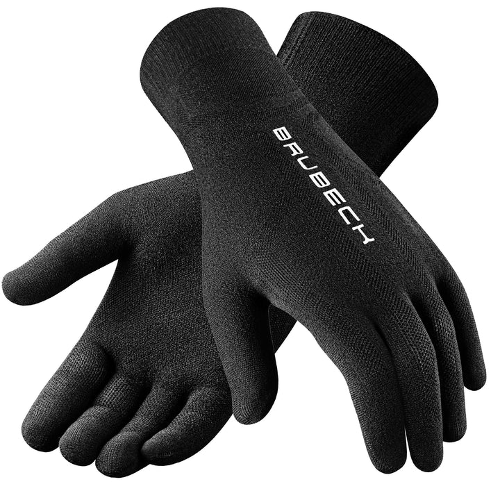 BRUBECK dünne Unterzieh Handschuhe Synthetisch GE10010A oder wärmende Merinowolle - GE10020 - für Da