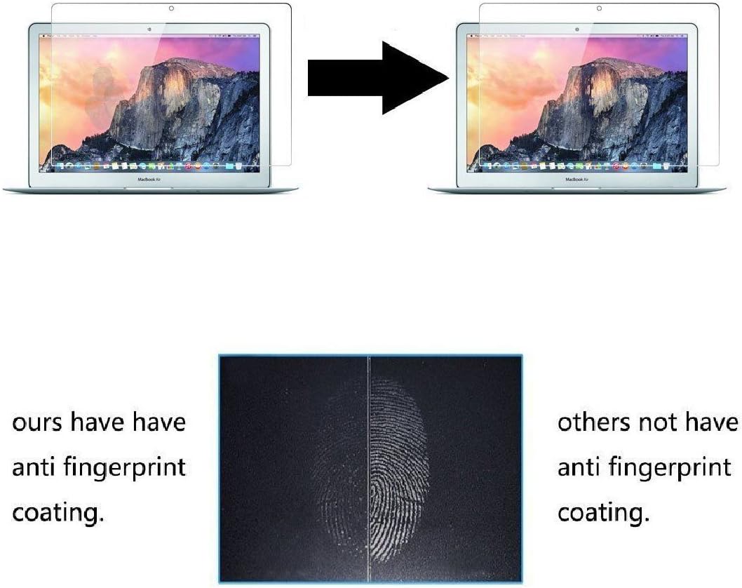 Macbook 12 inch Laptop Screen Protector，Full Coverage Tempered Glass Screen Protector for apple Macb