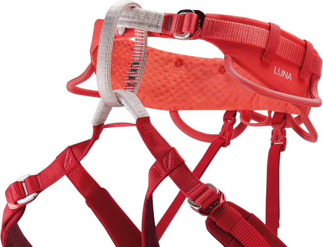 PETZL Damen Luna Klettergurt (1er Pack) S coral red, S coral red