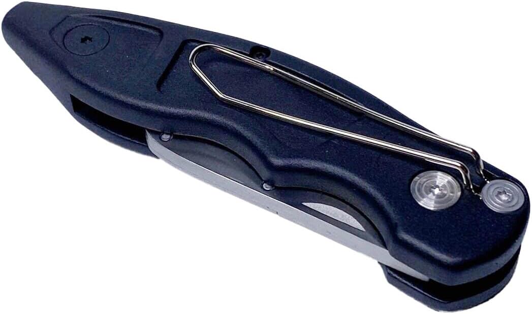 WÜRTH Profi Trapez Klingenmesser + 10 zusätzlichen Trapezklingen mit 1/4 Zoll Bithalter Teppichmesse