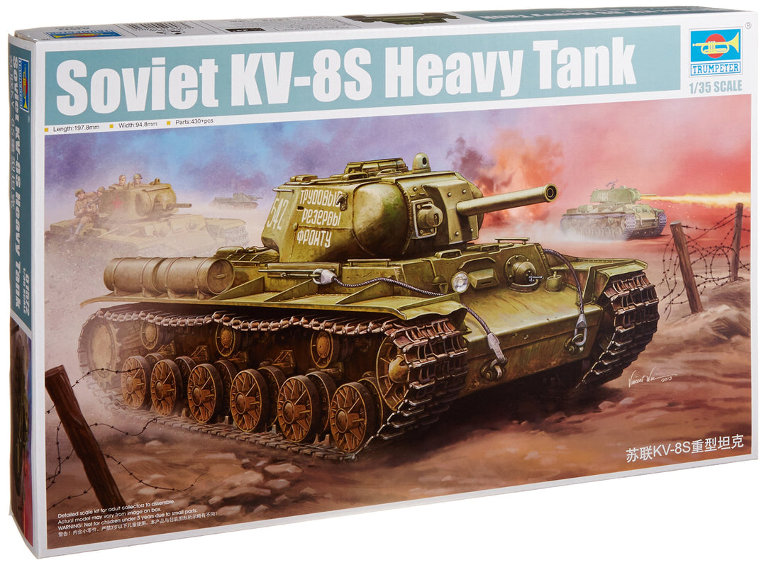 Trumpeter 001572-1/35 KV-8S Panzer
